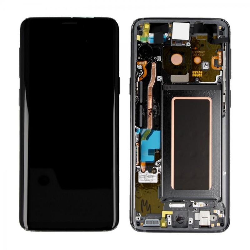 Galaxy S9 (SM-G960F) Skärm med LCD Display Original - Titanium