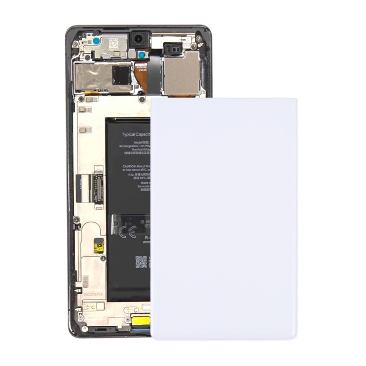 Pixel 6A Baksida/Batterilucka