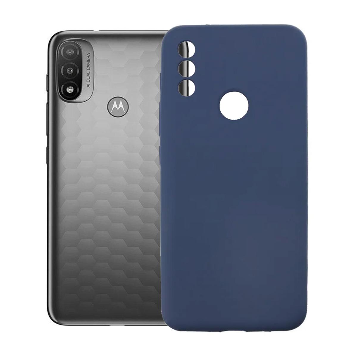 Moto E20 Silikonskal med Kameraskydd