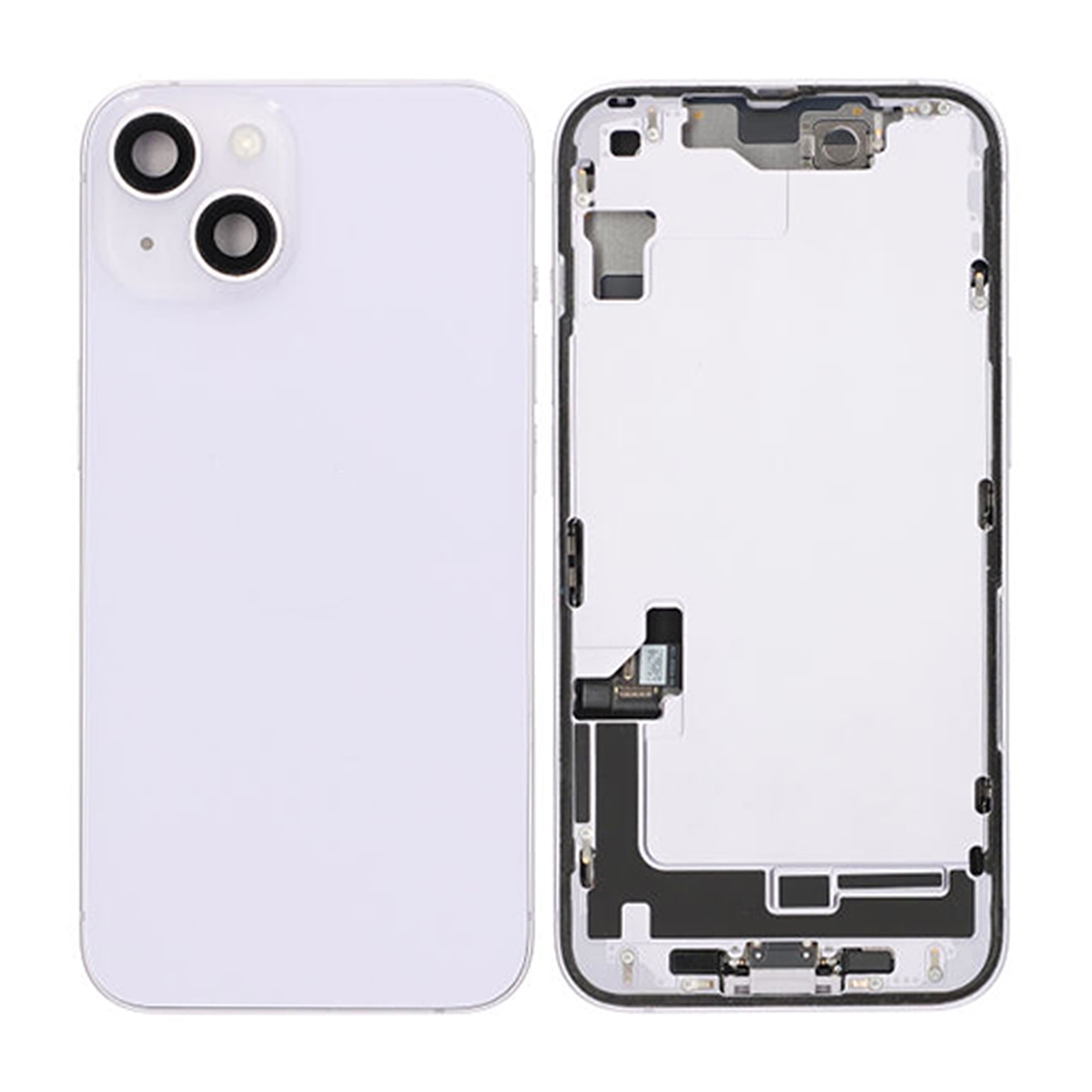 iPhone 14 Baksida med Komplett Ram