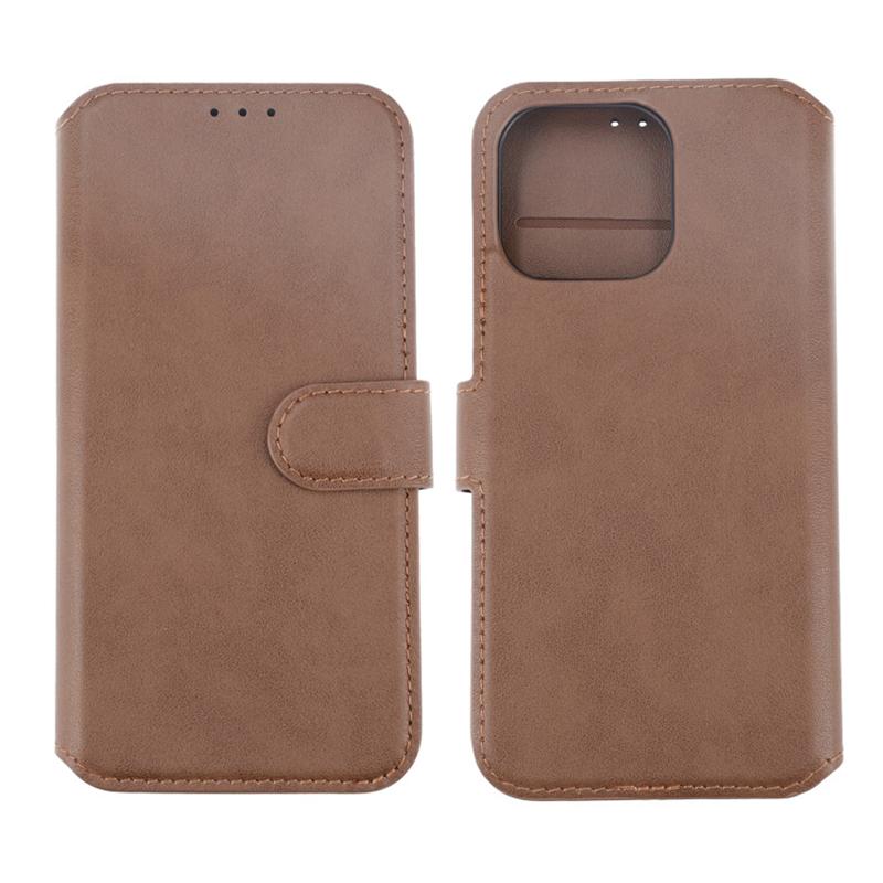 iPhone 15 Pro Max Plånboksfodral Läder Rvelon