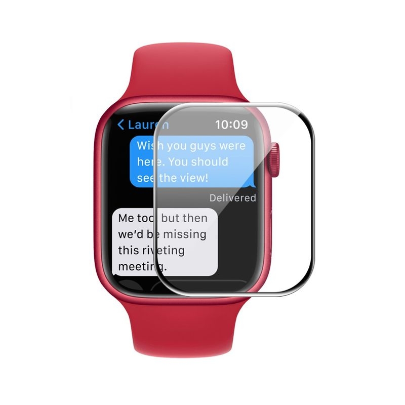 Skärmskydd Apple Watch Series 9 45mm - Härdat Glas