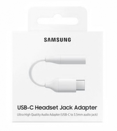 Adapter USB-C till headsetjack" Vit, Samsung