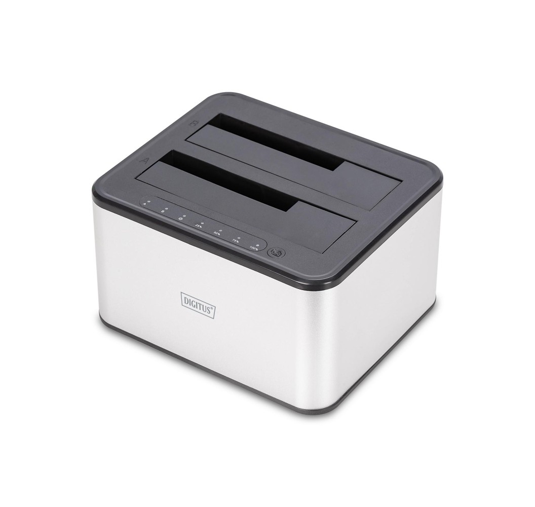 Digitus, USB 3.0 dubbel SATA HDD dockningsstation 2,5"/3,5
