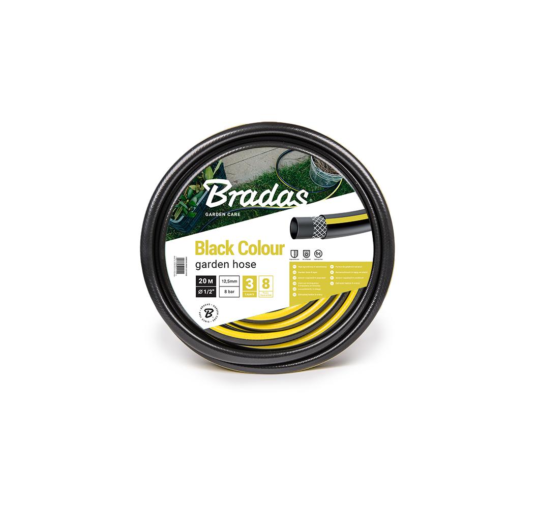 BRADAS Hageslange SVART FARGE 5/8" - 50m