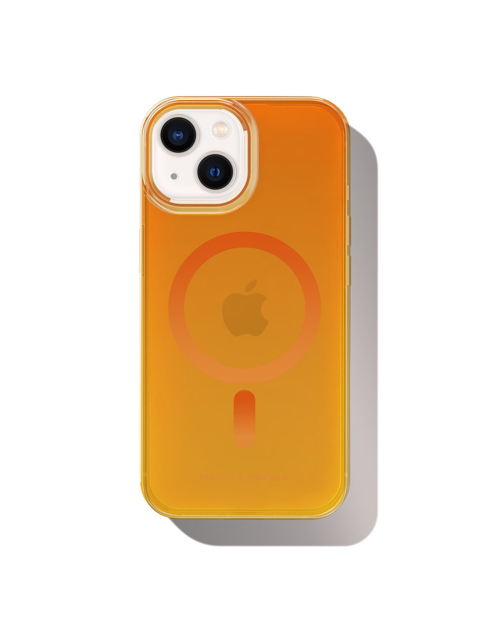 Clear Case MagSafe iPhone 13 / 14 / 15 / 16e / 17e Orange Spritz