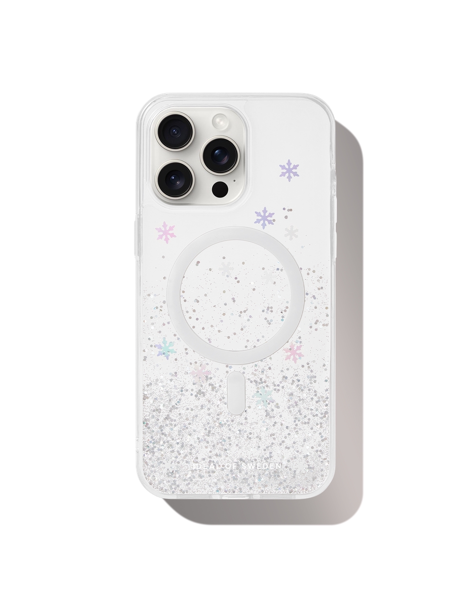 Clear Case MagSafe iPhone 15 Pro Max Snowflake