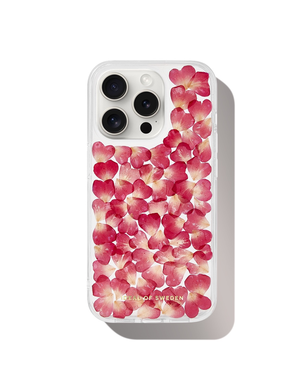 Clear Case iPhone 15 Pro Red Roses