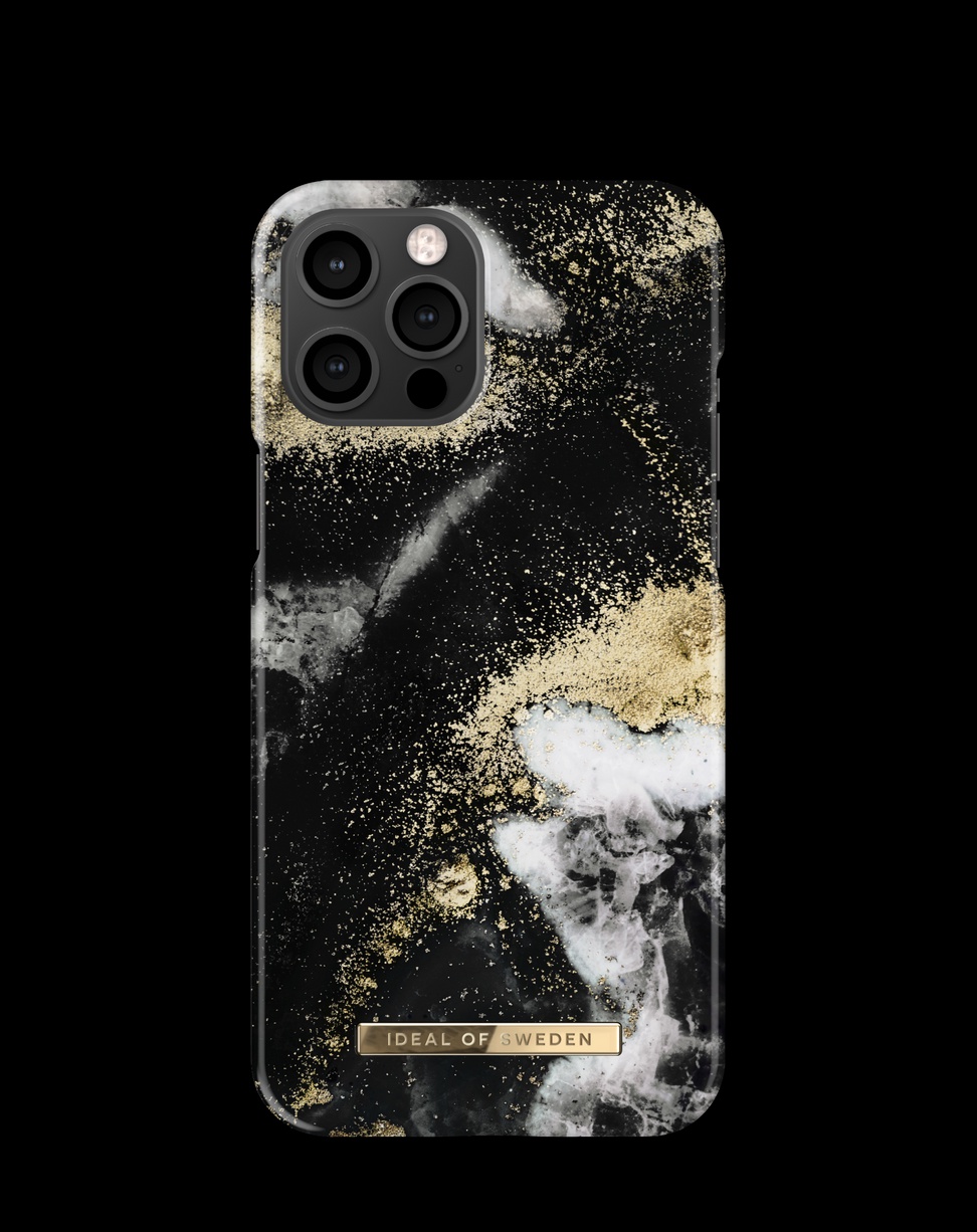 Printed Case iPhone 12 Pro Max Black Galaxy