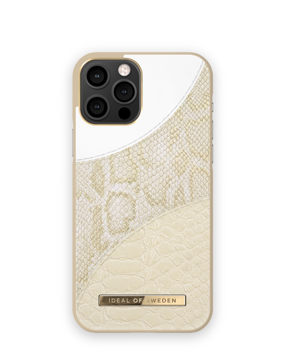 Atelier Case iPhone 12 / 12 Pro Cream Gold Snake