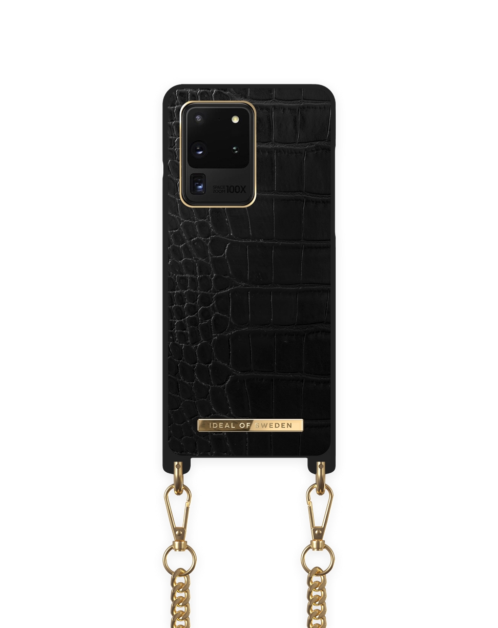 Necklace Case Galaxy S20 Ultra Jet Black Croco