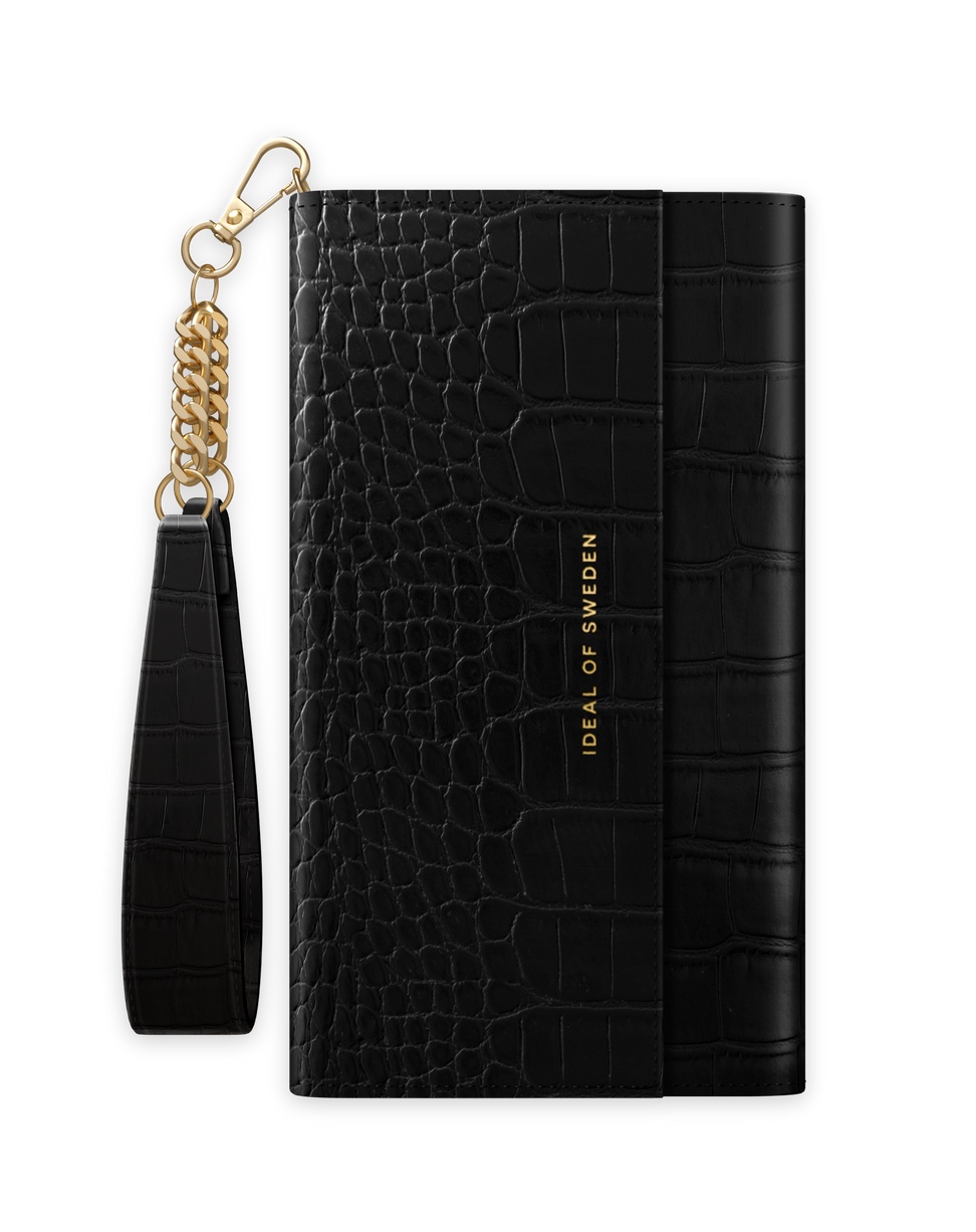Signature Clutch iPhone 12 Mini Jet Black Croco