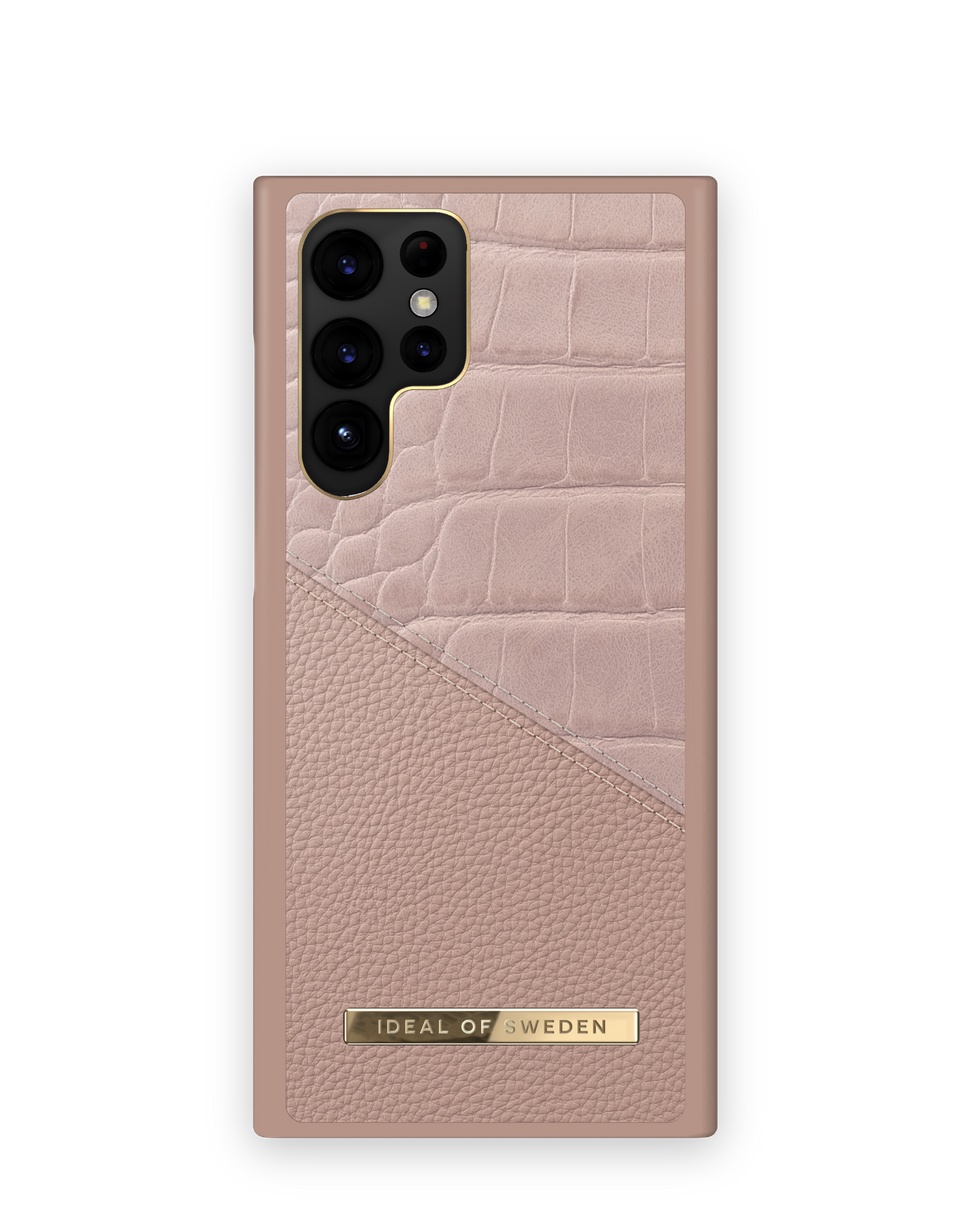 Atelier Case Galaxy S22 Ultra Rose Smoke Croco