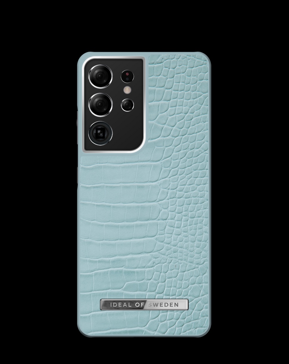 Atelier Case Galaxy S21 Ultra Soft Blue Croco