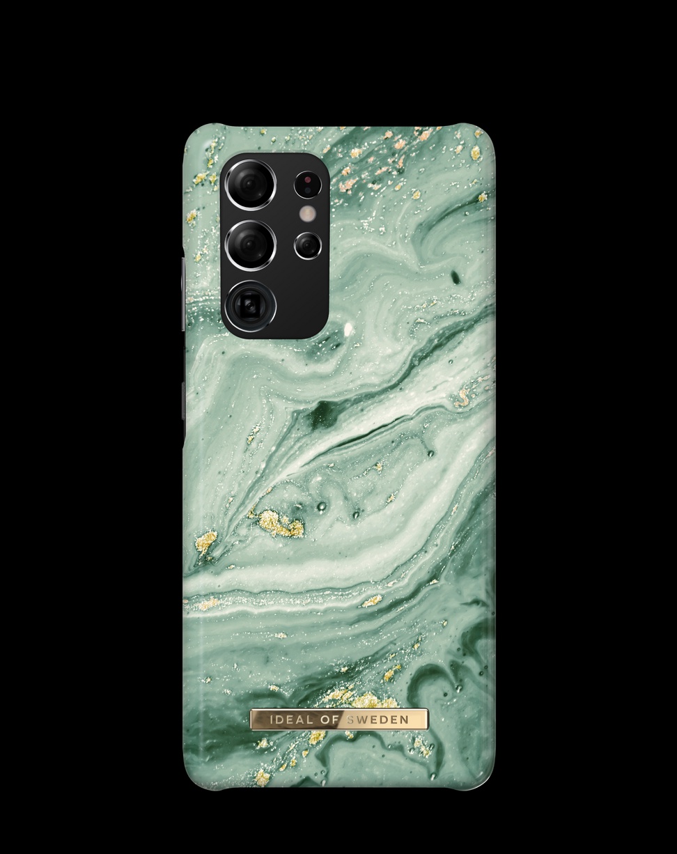 Printed Case Galaxy S21 Ultra Mint Swirl