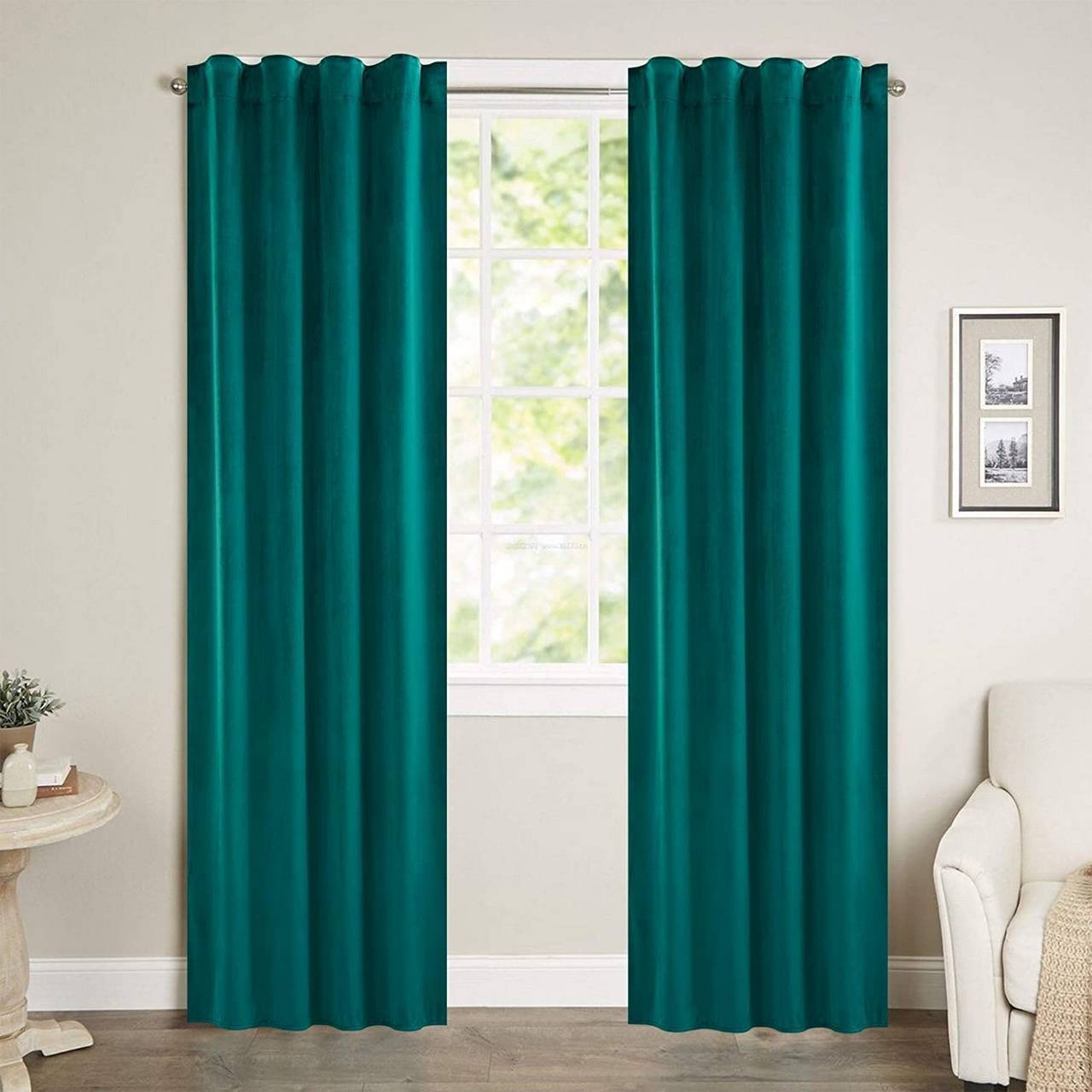 Rootz Luxury Velvet Mörkläggningsgardiner - Eleganta draperier - Snygga ...