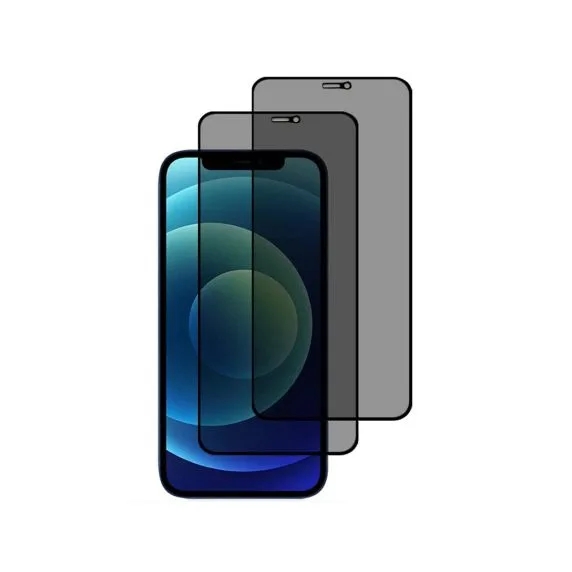 Skärmskydd Privacy iPhone 12 Mini - 3D Härdat Glas (5-pack)