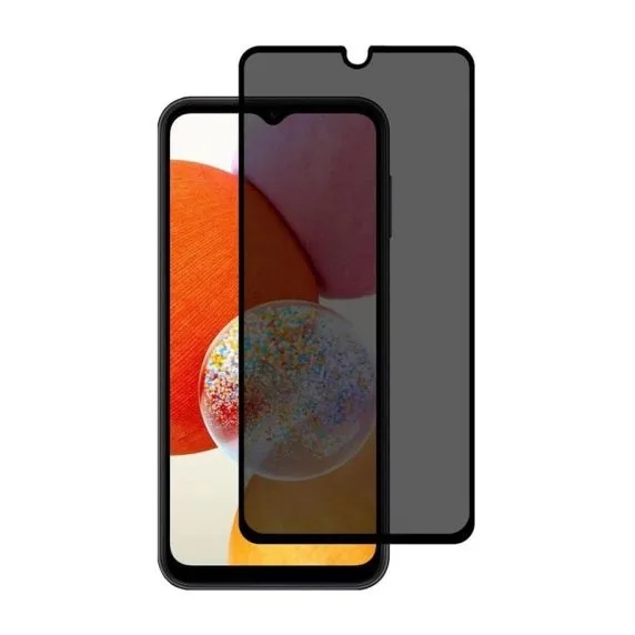 Skärmskydd Samsung Galaxy A14 / - Privacy 3D Härdat Glas