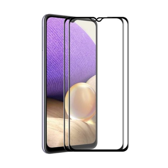 Skärmskydd Samsung A13 4G - 3D Härdat Glas Svart