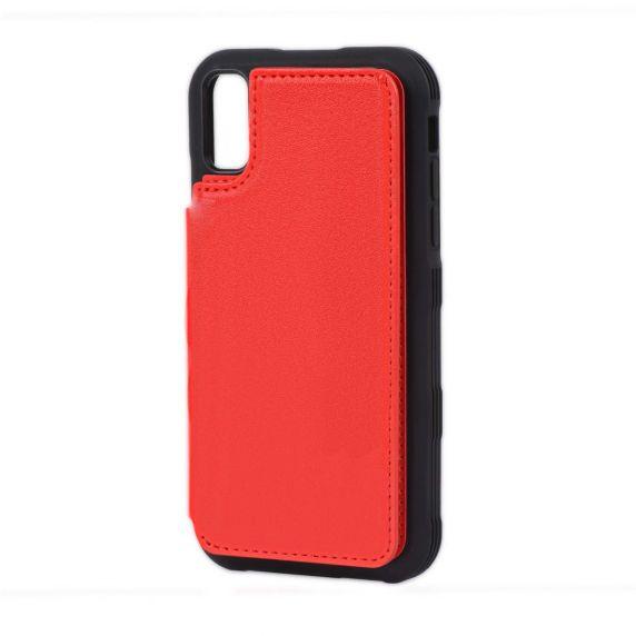 iPhone XR PU Leather Back Flip Wallet Case