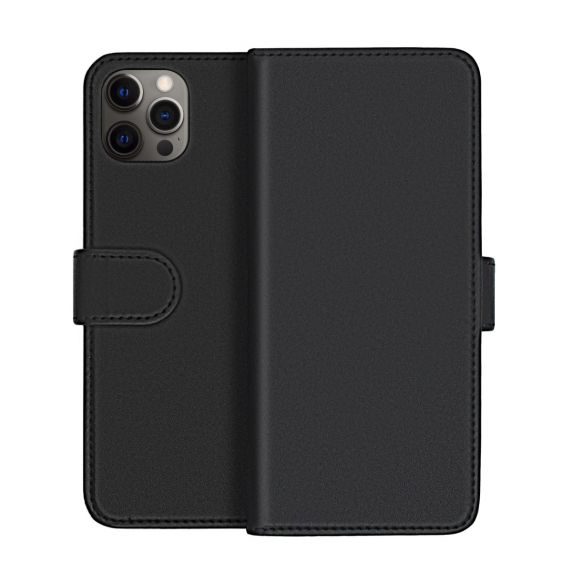 RV Magnetiskt Plånboksfodral - iPhone 12 Pro Max - Svart