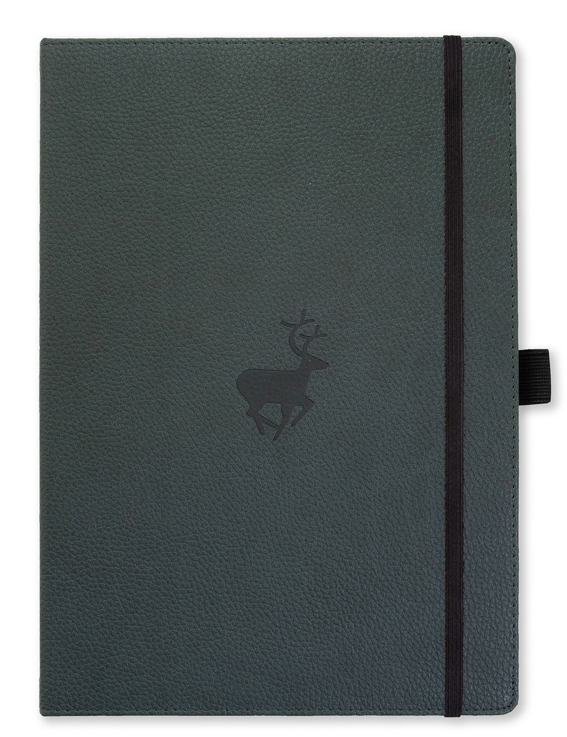Dingbats* Wildlife A4+ Plain - Green Deer Notebook 9781913104146