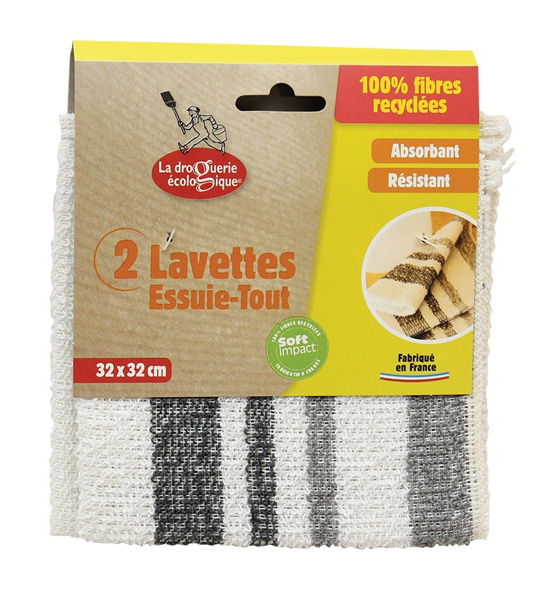 Diskduk/disktrasa i 100% återvunna tyger - 2pack 3760138836465
