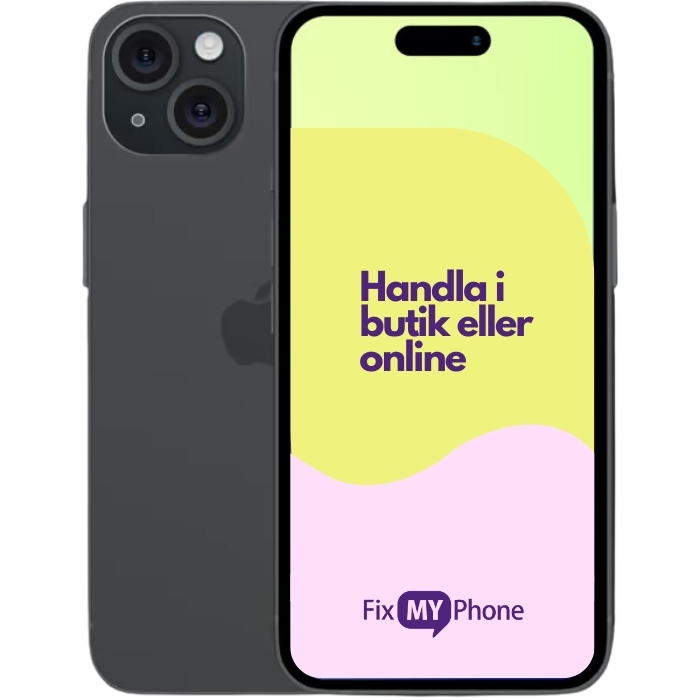 iPhone 15 Plus Begagnad Black 512 GB A+: Perfekt skick