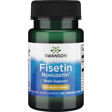 Fisetin Novusetin – 100 mg, 30 kapslar Swanson