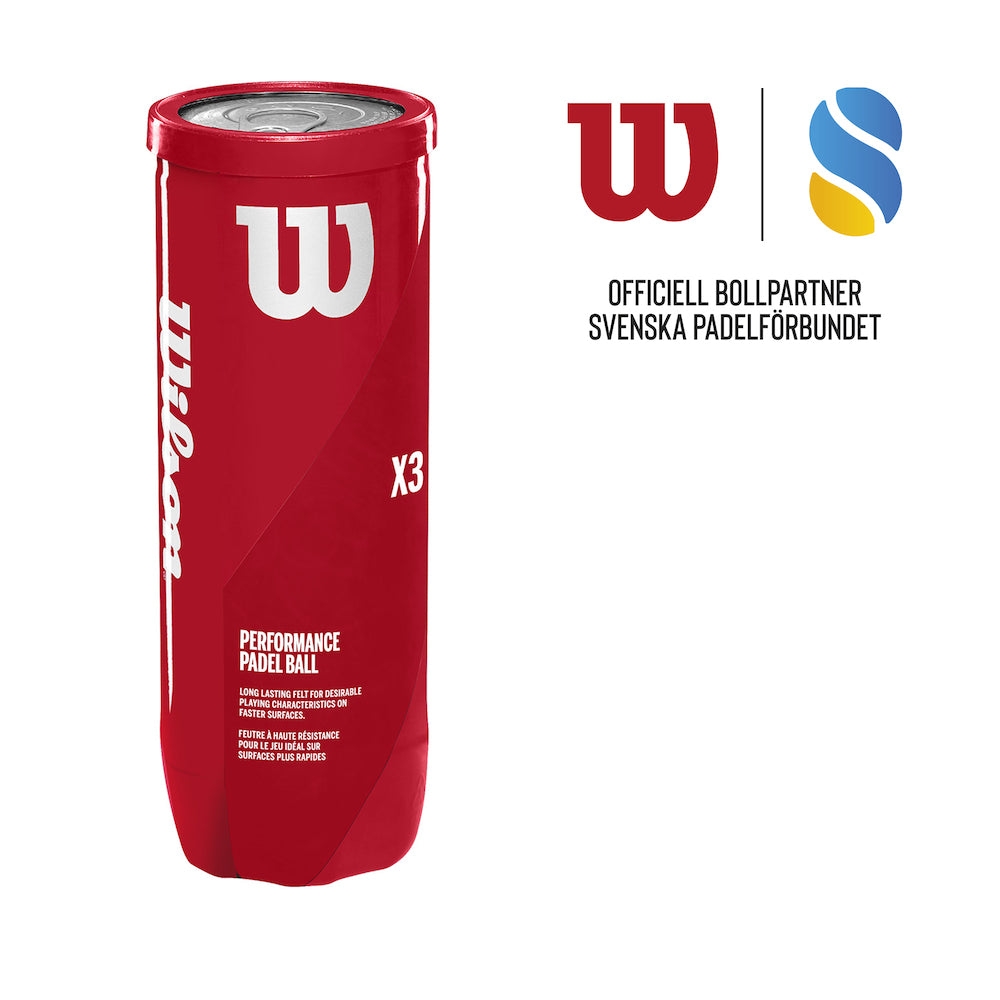 Wilson Padel X3 Låda - 24 st rör