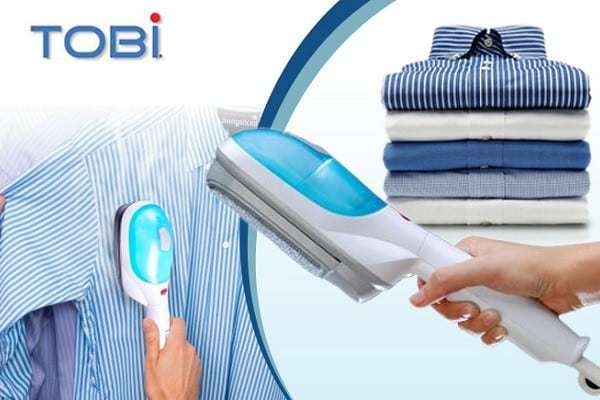 Håndholdt damprenser til klær og tekstiler