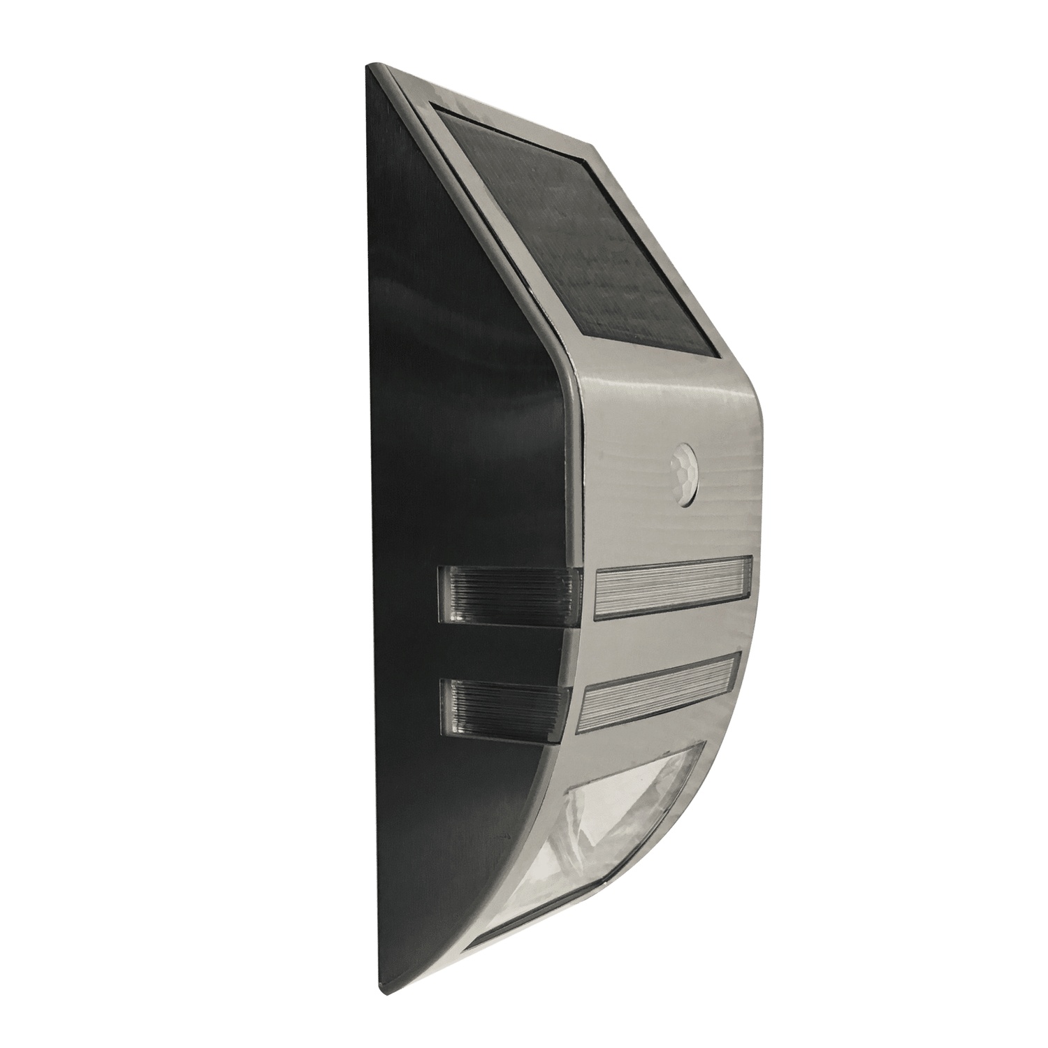 LED-sollampa med sensor (svart eller silver)
