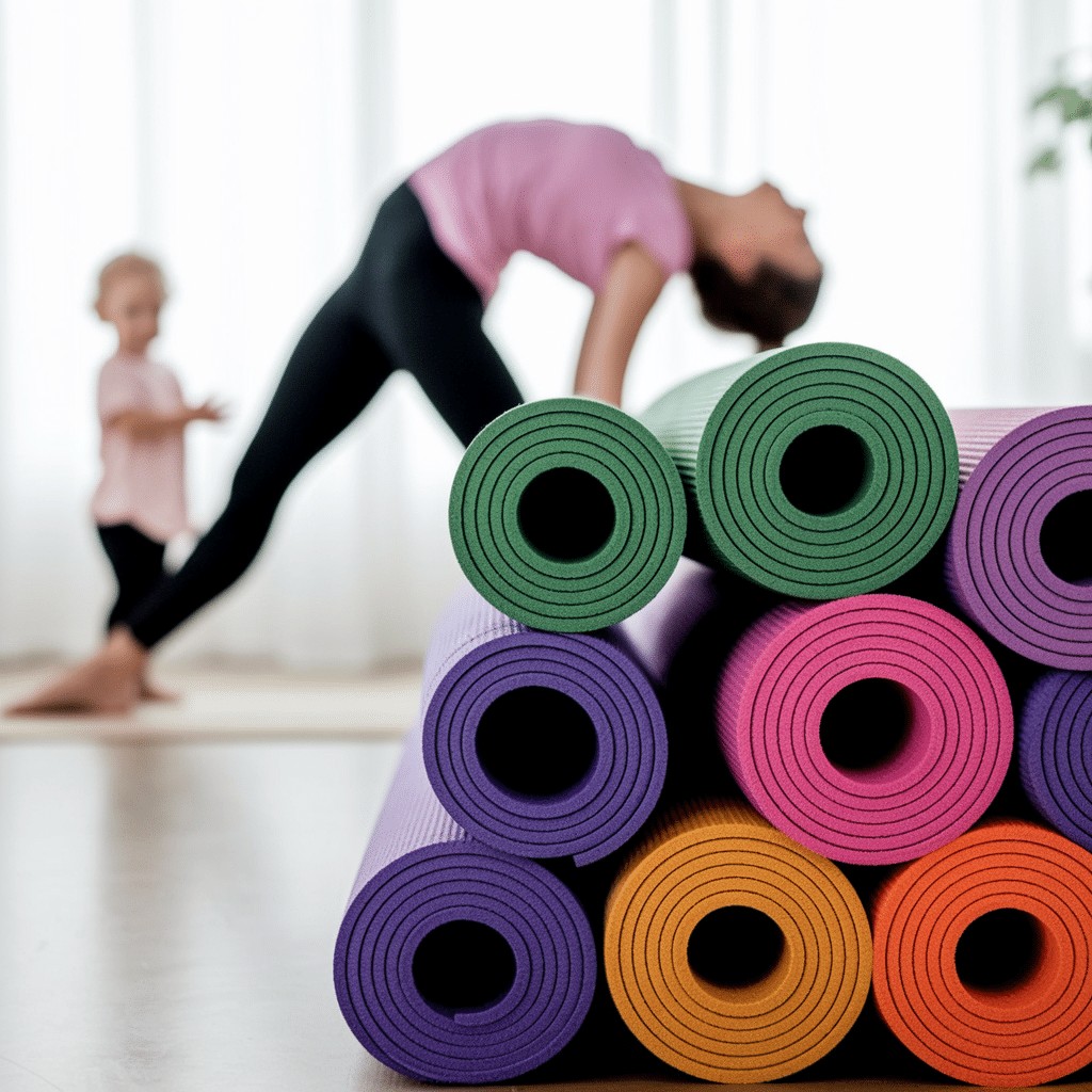 Yogamatte 5 mm - ulike farger -