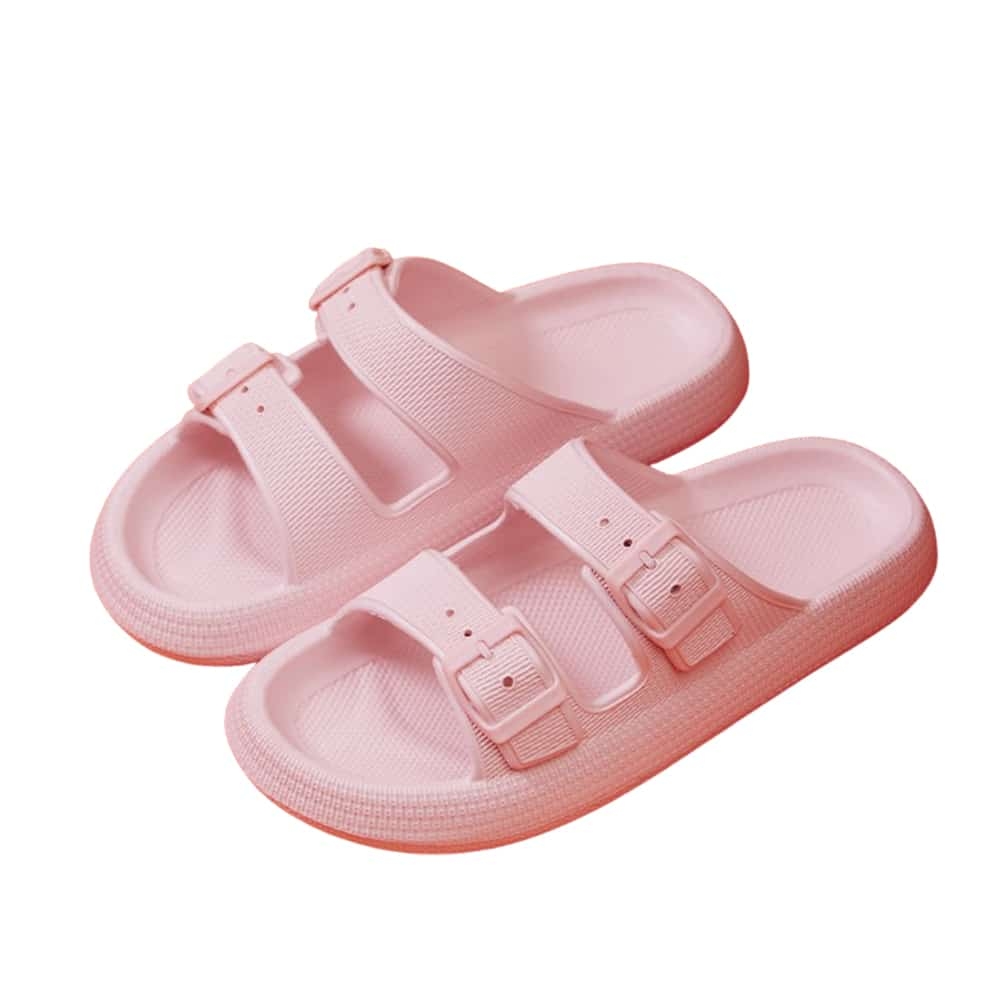 Slippers with Buckle - Stylish & Soft for Women/Men - multiple colors (known as Happy Flops)