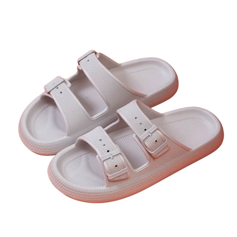 Slippers with Buckle - Stylish & Soft for Women/Men - multiple colors (known as Happy Flops)
