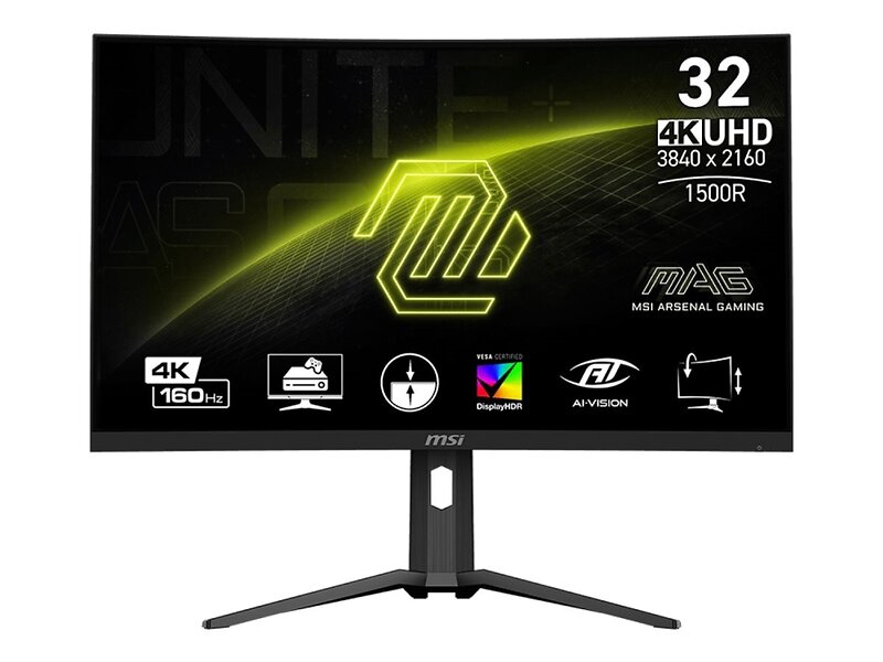 MSI MAG 321CUP 32" UHD Gaming - 2 År Garanti Helt Ny Oanvänd - Original