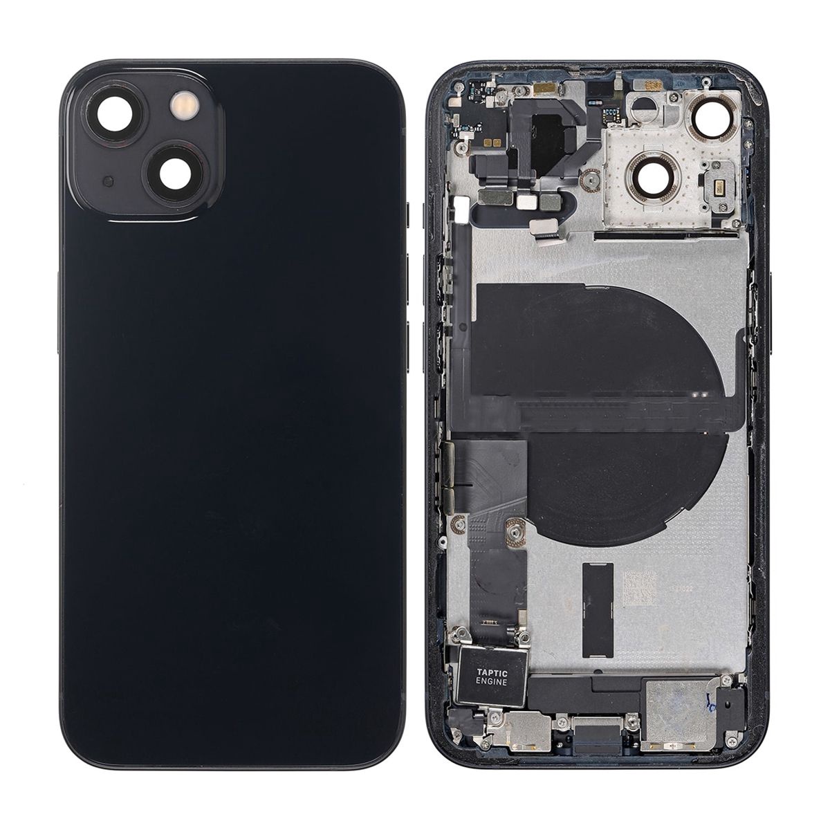 iPhone 13 Baksida med Komplett Ram - Svart - Original