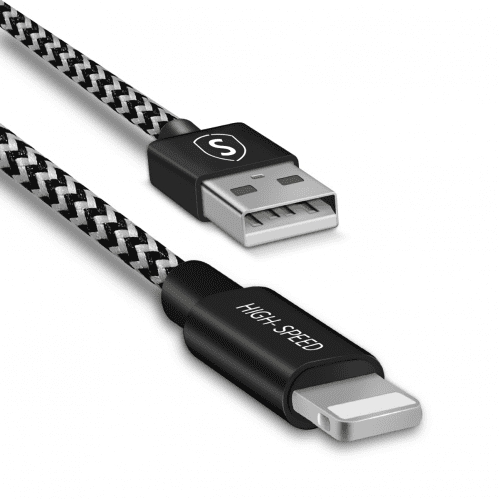 SiGN Skin Lightning-kabel 2.1A 1,5 m - Svart