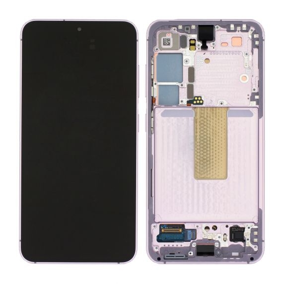 Original Samsung Galaxy S23 (SM-S911) Skärm med LCD Display - Lavendel