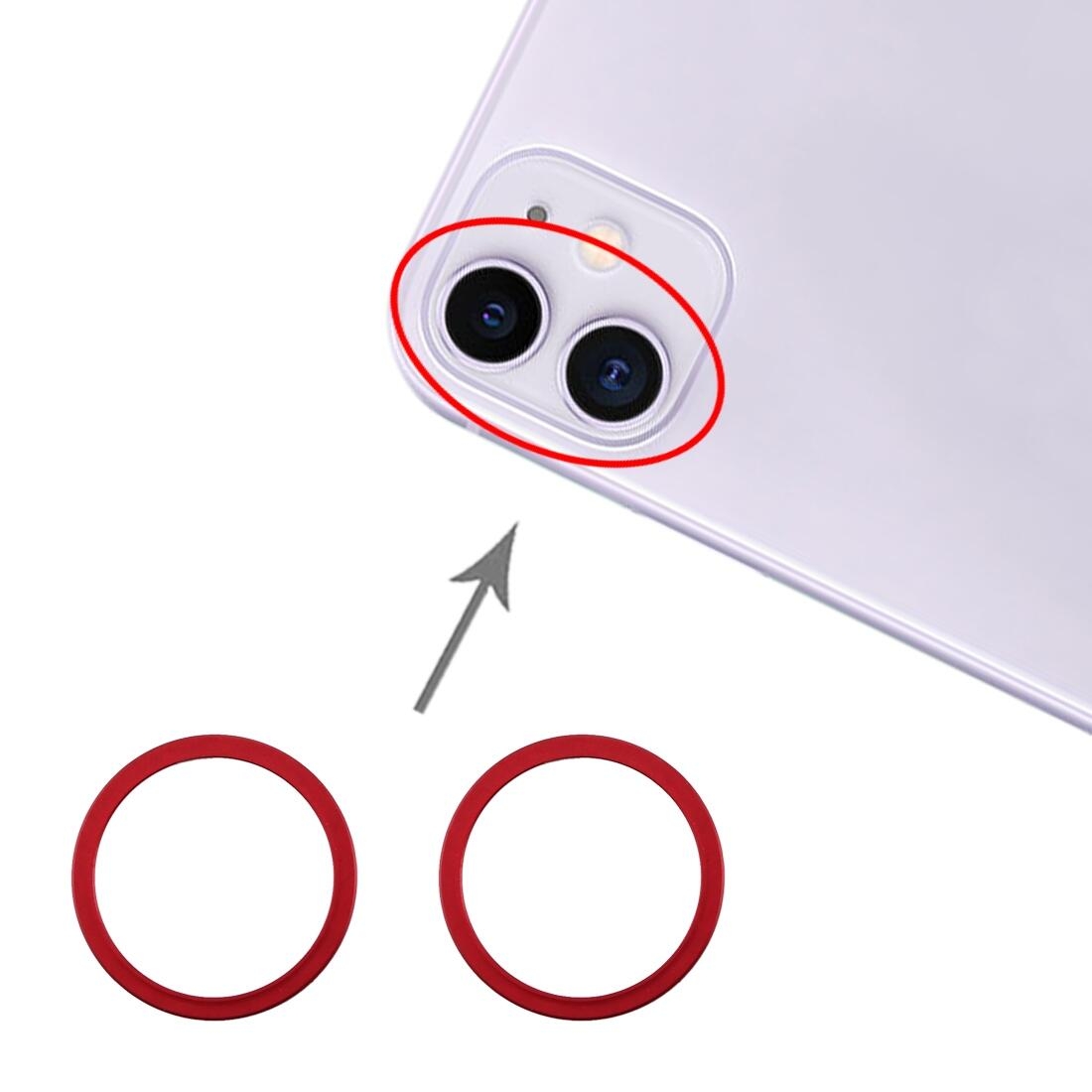 iPhone 11 Kameraring (2-pack)
