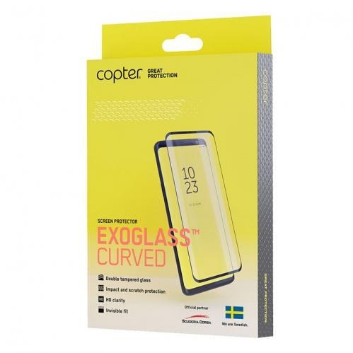 Copter Exoglass Curved Frame för Samsung Galaxy S9
