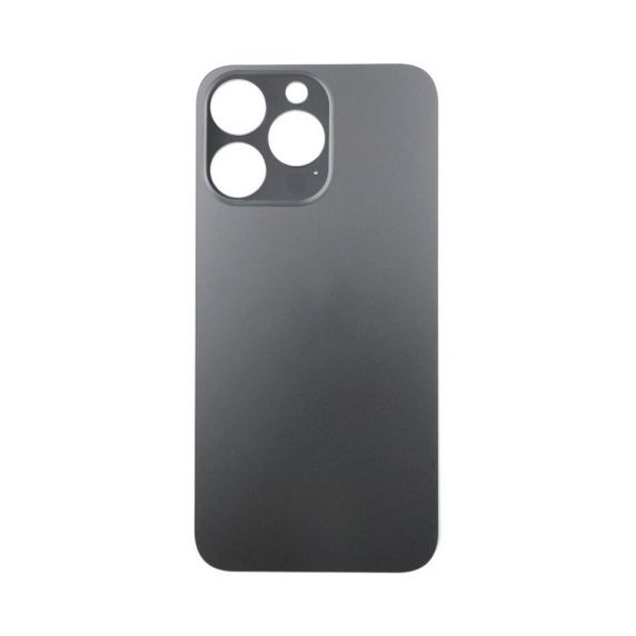 iPhone 13 Pro Max Baksida Glas med tejp - Svart