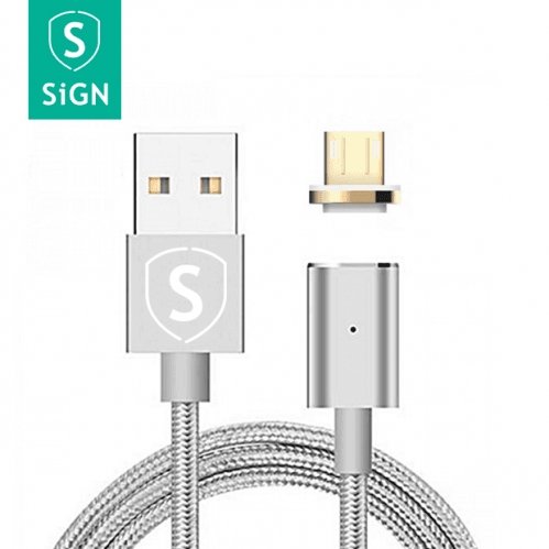 SiGN Magnetkabel Micro-USB 2.4A 1 m