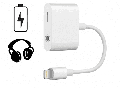 SiGN Lightning till 3.5mm Adapter för Ljud & Laddning