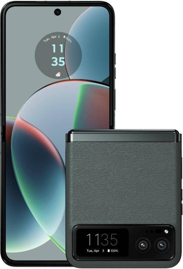 Motorola Razr 40 5G Dual SIM 12GB RAM 256GB - 1 År Garanti Begagnad i Nyskick - Sage Green Grå
