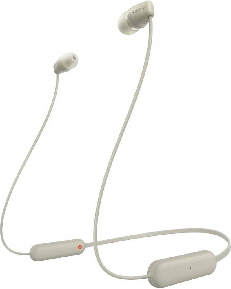 Original Sony WI-C100 Wireless In Ear - Beige