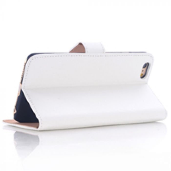 iPhone 6 Plus/6s Plus Flip Stand Läder Plånboksfodral