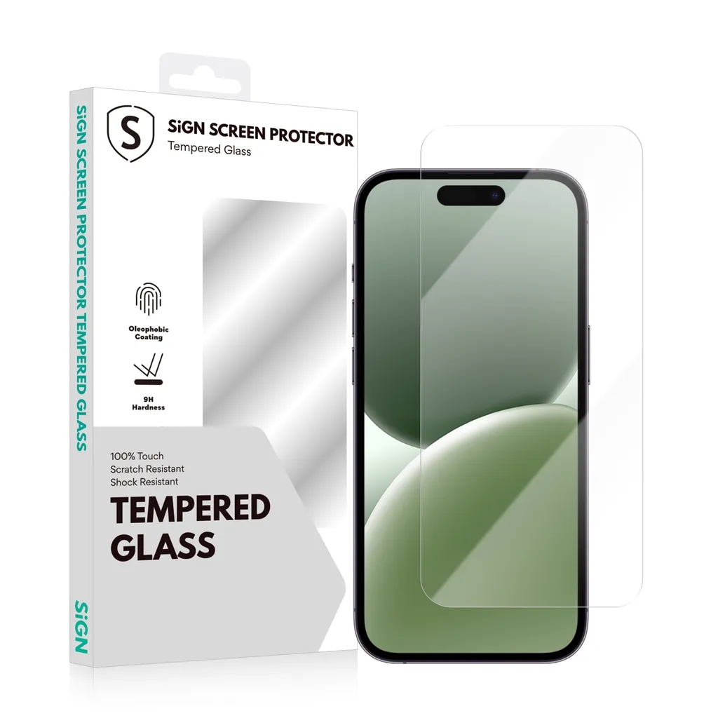 SiGN Skärmskydd i Härdat Glas för iPhone 16 Pro