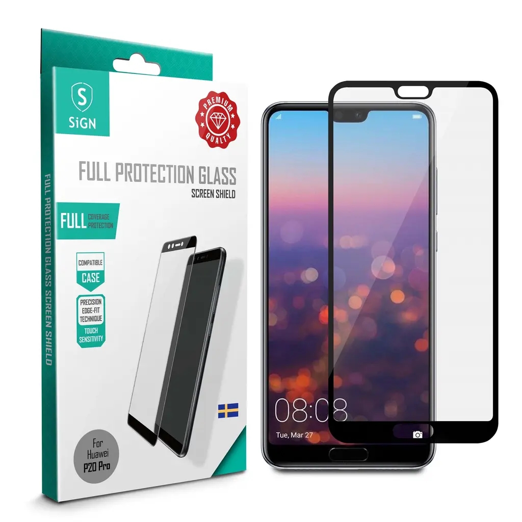 Sign Skärmskydd i Härdat Glas Till Huawei P20 Pro