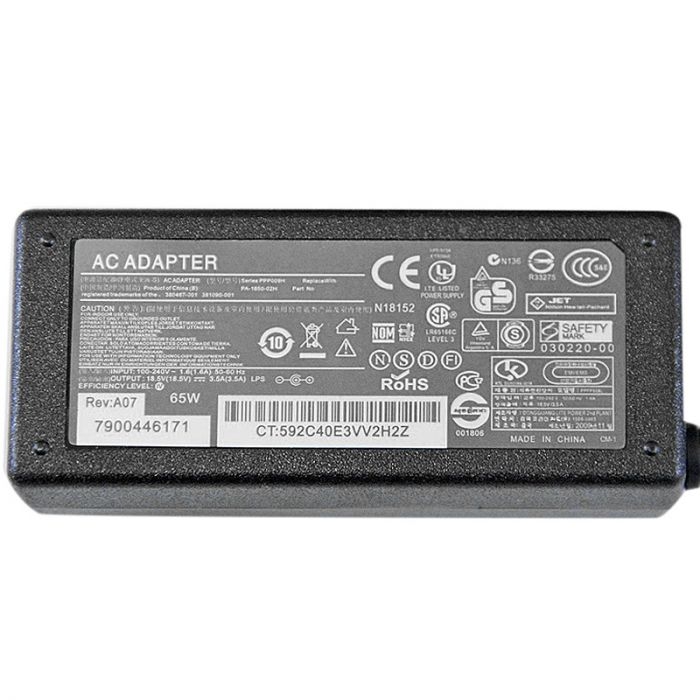 Laddare 18.5V 3.8A 70W
